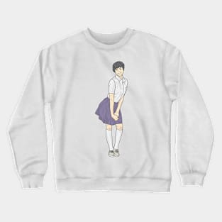 School Girl Crewneck Sweatshirt